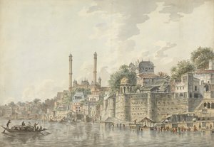 Porta de entrada de um antigo forte, Benares de Lt. John Ritso