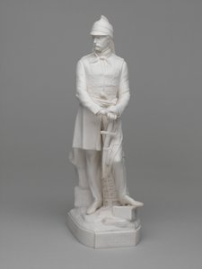 Estatueta Parian ware do Tenente (mais tarde Major) William Hodson