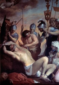 Martírio de Saint Barthelemy. Pintura de Lubin Baugin (1612-1663)