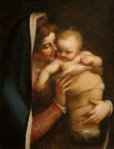 Nossa Senhora e o Menino de Luca Cambiaso