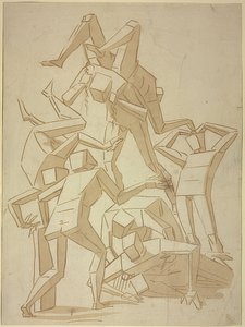 Figuras estereométricas em queda (cópia) de Luca Cambiaso