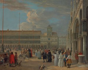 Vista da Piazza San Marco com a Torre dell