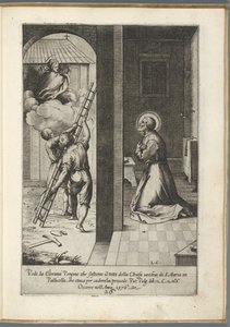 Filippo Neri vê Maria carregando o telhado de Santa Maria em Vallicella
Vida de São Filippo Neri (título da série)