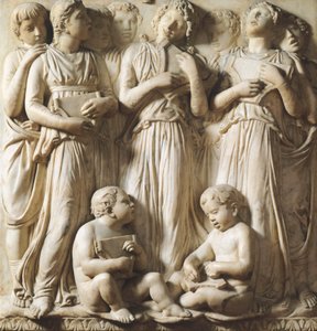 Detalhe de Cantoria (galeria do coro) na Catedral de Santa Maria del Fiore, Florença
