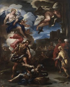 Enéias derrota Turnus, 1688