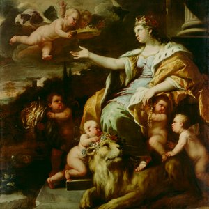 Alegoria da magnanimidade, c.1670 (óleo sobre tela) de Luca Giordano
