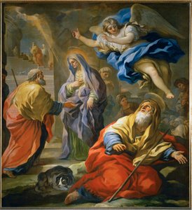Anunciação a Joaquim (pintura sobre tela) de Luca Giordano