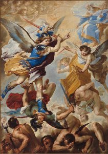Arcanjo Miguel derrota os anjos rebeldes, 1657.