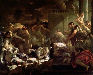 Massacre dos Inocentes de Luca Giordano