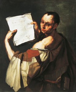 Filósofo ou Santo (óleo sobre tela) de Luca Giordano