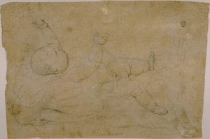 Criança reclinada de Luca Giordano