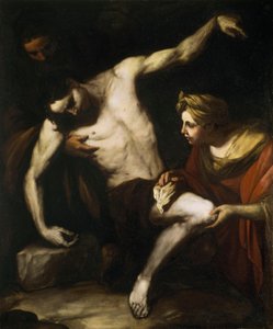 São Sebastião tratado por Santa Irene de Luca Giordano