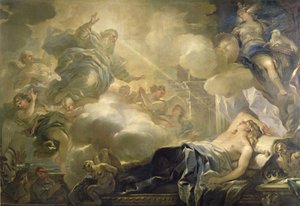 O sonho de Salomão, c.1693 de Luca Giordano