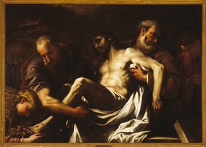 O sepultamento de Cristo de Luca Giordano