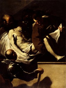 O sepultamento de Cristo, c.1659-60 de Luca Giordano