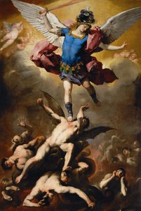 A queda dos Anjos Rebeldes de Luca Giordano