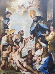 As esmolas de São Tomás de Vilanova de Luca Giordano