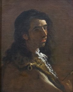 Auto-retrato juvenil de Luca Giordano