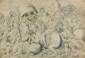 Batalha antes de Troia de Luca Penni