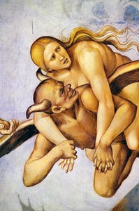 Malditos no inferno, do ciclo de afrescos do Juízo Final de Luca Signorelli