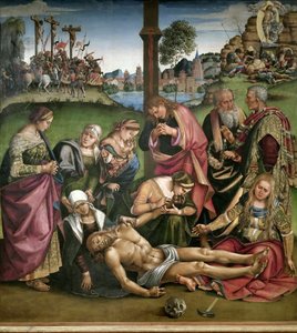 Lamentação sobre o Cristo Morto, 1502. de Luca Signorelli