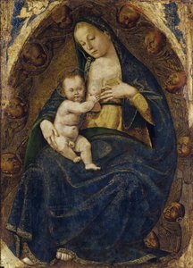 Enfermagem Madonna, c. 1482-1485. de Luca Signorelli