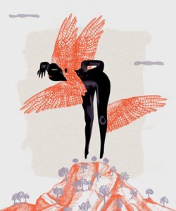 Figura mística alada