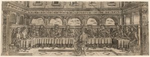 A Última Ceia (par) de Lucantonio degli Uberti