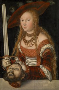 Judith com a cabeça de Holofernes de Lucas Cranach the Elder