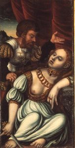 Tarquínio e Lucretia de Lucas (studio of) Cranach