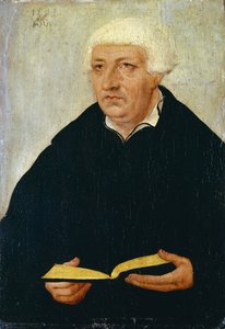Retrato de Johannes Bugenhagen de Lucas Cranach