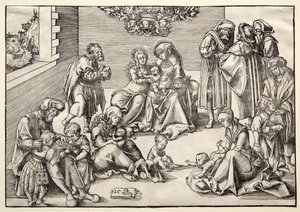 A Sagrada Família e Parentes de Lucas Cranach