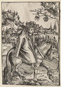 Um menino a cavalo, 1506. de Lucas Cranach the Elder