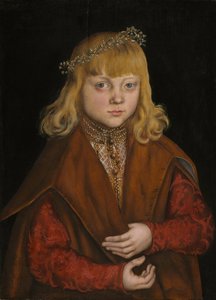 Um príncipe da Saxônia de Lucas Cranach the Elder