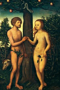 Adão e Eva de Lucas Cranach the Elder