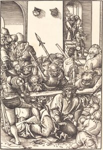 Cristo carregando a cruz de Lucas Cranach the Elder