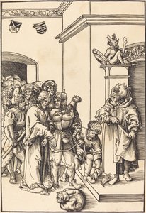 Cristo diante de Anás de Lucas Cranach the Elder