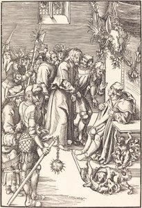 Cristo diante de Caifás de Lucas Cranach the Elder
