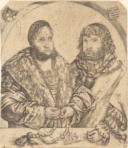 Frederico, o Sábio e João Constante da Saxônia de Lucas Cranach the Elder