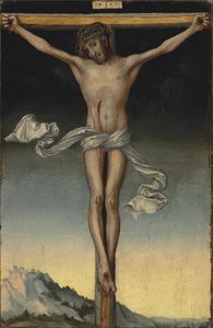 Alemão: Christus am Kreuz Cristo na Cruz de Lucas Cranach the Elder