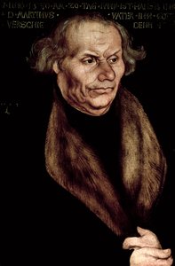 Hans Luther (1459-1530), pai de Martinho Lutero de Lucas Cranach the Elder