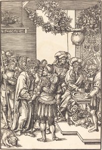 Pilatos lavando as mãos de Lucas Cranach the Elder