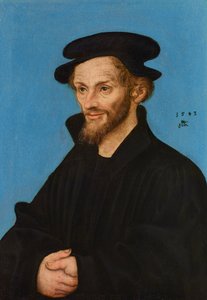 Retrato de Philipp Melanchthon de Lucas Cranach the Elder