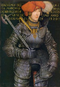 Retrato de Joaquim II. de Brandeburgo como Príncipe Eleitor de Lucas Cranach the Elder