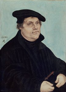 Retrato de Martinho Lutero de Lucas Cranach the Elder
