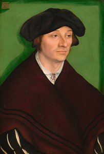 Retrato de um homem de Lucas Cranach the Elder