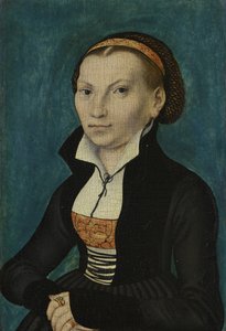 Retratos de Martinho Lutero e Katharina von Bora de Lucas Cranach the Elder