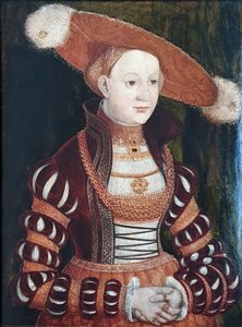 Princesa Madalena de Brandeburgo de Lucas Cranach the Elder