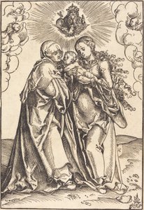 Santa Ana e a Virgem com o Menino de Lucas Cranach the Elder