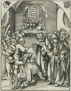 São Judas, de O Martírio dos Apóstolos de Lucas Cranach the Elder
